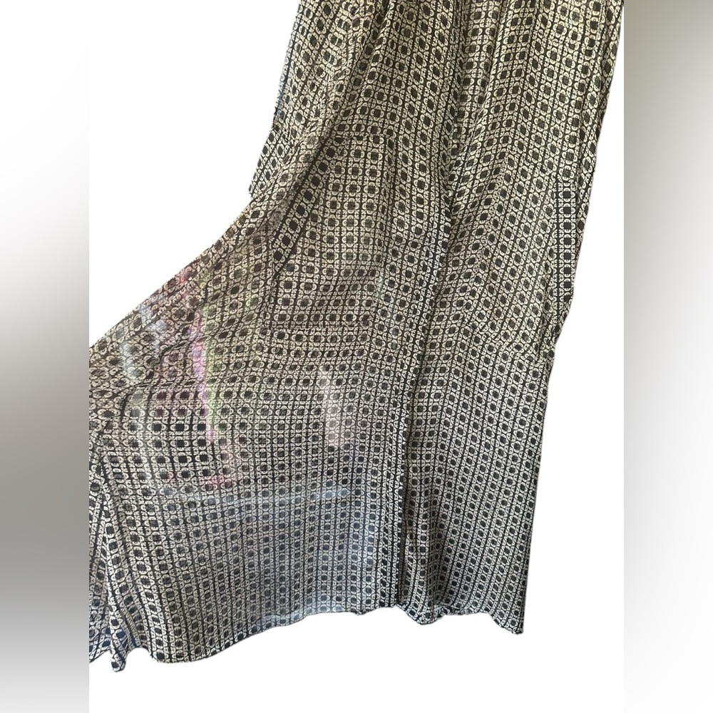 MISA Los Angeles Ines Dress Lattice Tile Color Maxi Dress Size M - Picture 3 of 11